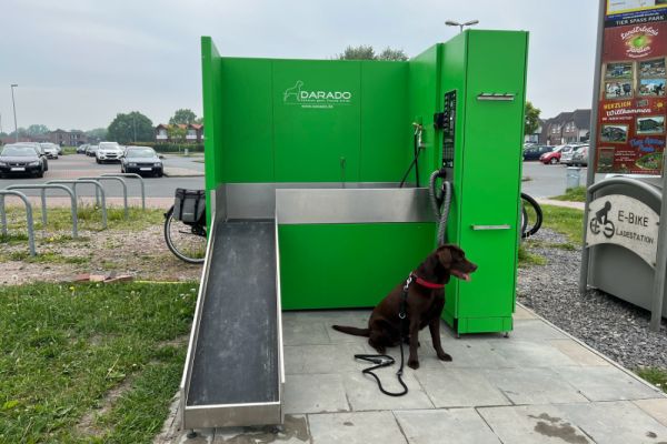 Hundewaschbox im Nordseebad Dangast