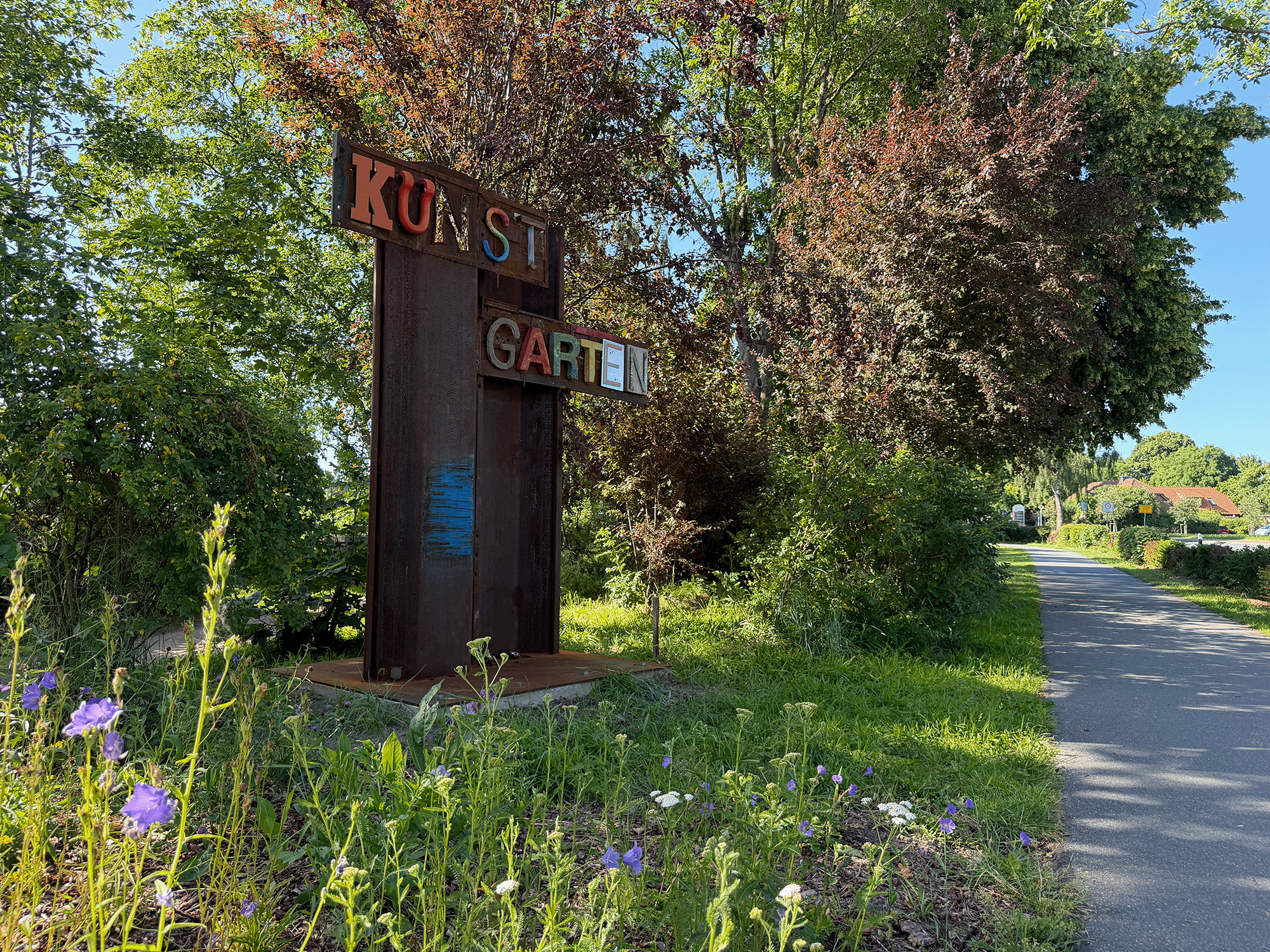 Eingang zum Kunstgarten Dangast