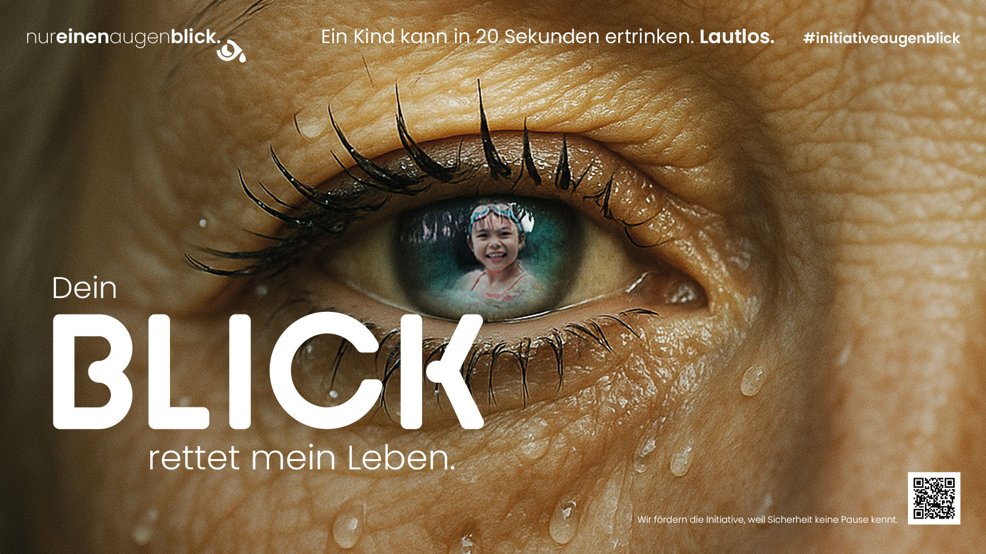 Initiative Augenblick - Ein Kind kann in 20 Sekunden ertrinken